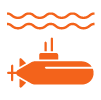 Submarine icon.